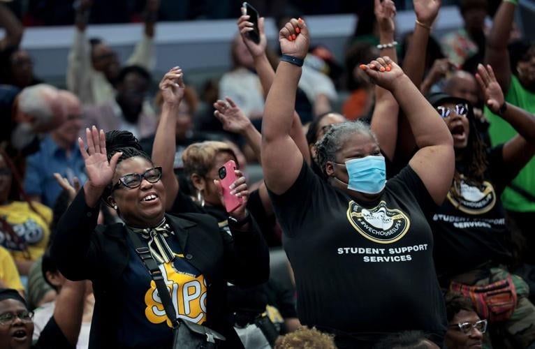 St. Louis Public Schools holds pep rally for staff to kickoff school year