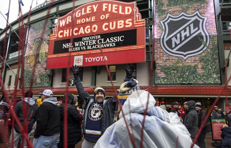 Fans get ready to cheer on Blues in the Winter Classic